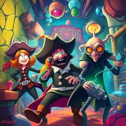 Metamayhem: Whose Adventure Is It Anyway? - Text-based game
