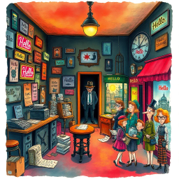 Whodunit: The Hell-o Mystery - Text-based game