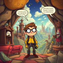 Worlds Unbound: Whose Hello is it Anyway? - Text-based game