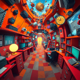 Questception: The Surreal Saga - Text-based game