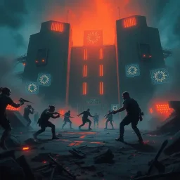 Immune Battle Royale - Text-based game