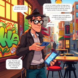 Whose Phone Is This, Anyway? - Text-based game