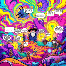 Metamayhem: Whose Adventure is it Anyway? - Text-based game