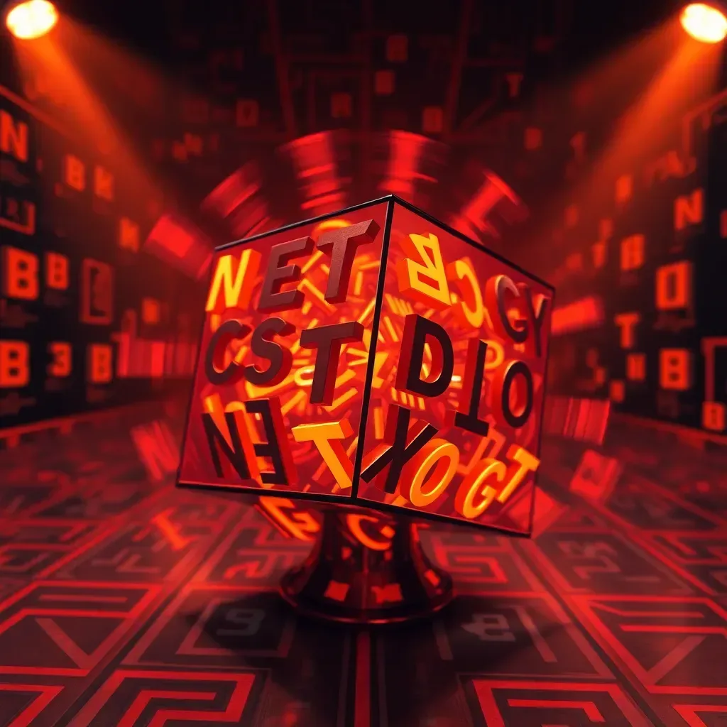 Spinning Glyphs