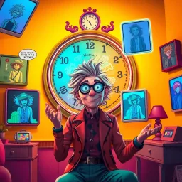 Chronochums: Hello, Who's There? - Text-based game
