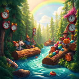 Log Jam: Whose Logs Are These, Anyway? - Text-based game