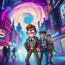 ChronoChums: Hello, Who's There? - Text-based game