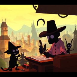 Shadowscribe: Whose Shadow Is It Anyway? - Text-based game