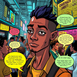 Code Switch Chronicles: Whose Hello Is It Anyway? - Text-based game