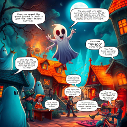 Whose Ghost is it Anyway? - Text-based game