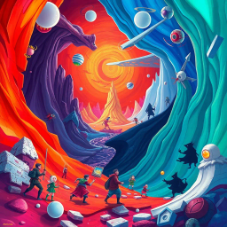 Spectrum Wars: Which Dimension Is It Anyway? - Text-based game