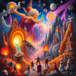 Spectrum Wars: Which Dimension is it Anyway? - Text-based game