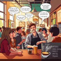 Code Switch Chronicles: Whose Hello is it Anyway? - Text-based game