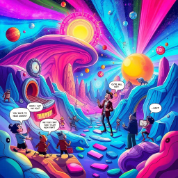 Spectrum Wars: Which Dimension Is It Anyway? - Text-based game