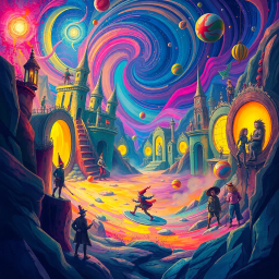 Spectrum Wars: Which Dimension Is It Anyway? - Text-based game