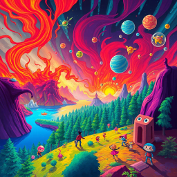 Spectrum Wars: Which Dimension is it Anyway? - Text-based game