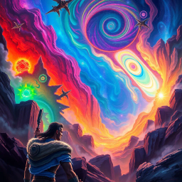 Spectrum Wars: Which Dimension Is It Anyway? - Text-based game