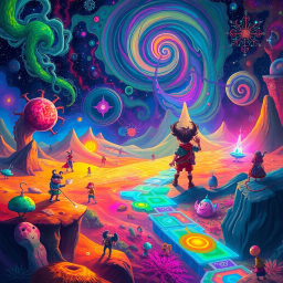 Spectrum Wars: Which Dimension Is It Anyway? - Text-based game
