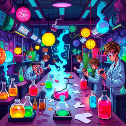 Whose Lab Is It Anyway? - Text-based game