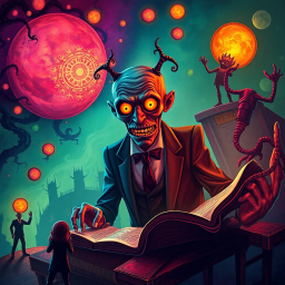 Dreadful Accounts: Whose Nightmare is it Anyway? - Text-based game