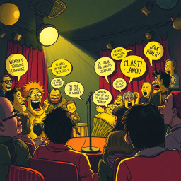 Whose Laughter Is It Anyway? - Text-based game