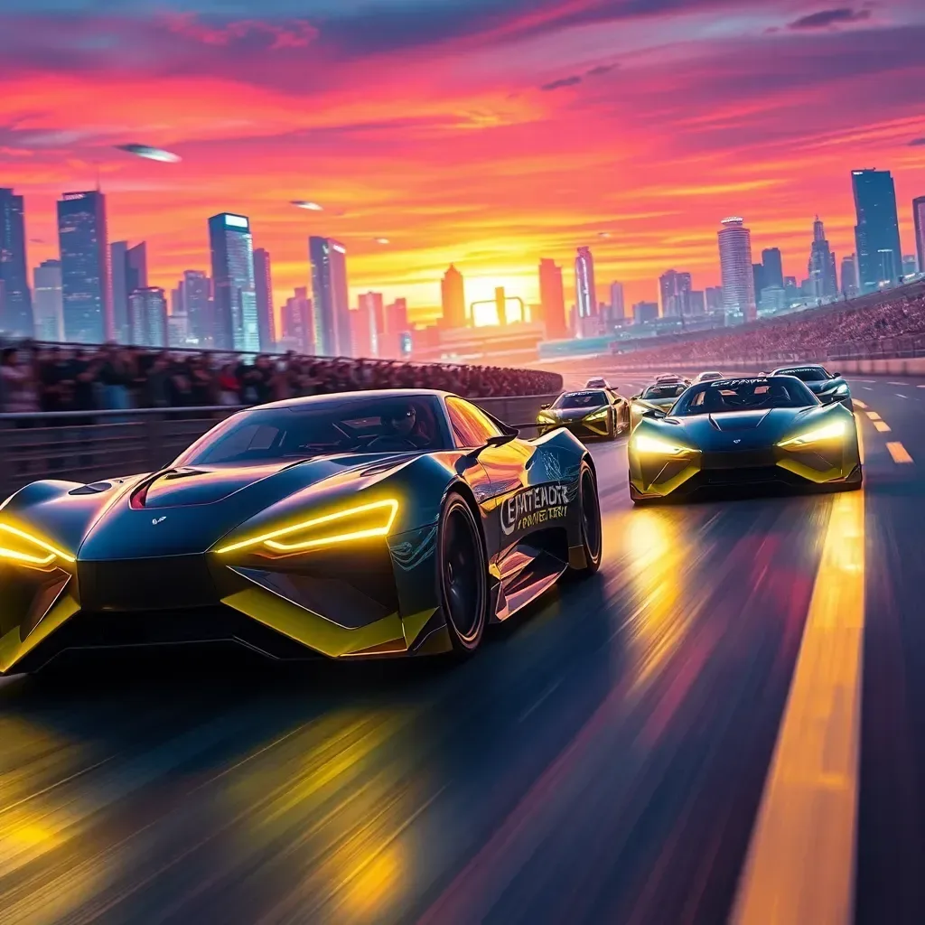 Condensed Battery Race