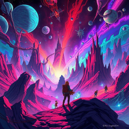 Spectrum Wars: Which Dimension Is It Anyway? - Text-based game