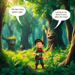 Log Jam: Wood You Believe It? - Text-based game