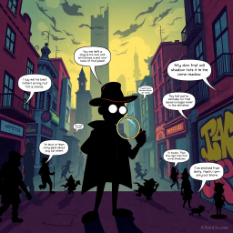 Mystery Comedy text games