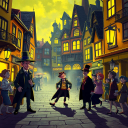 Mystery-comedy text games