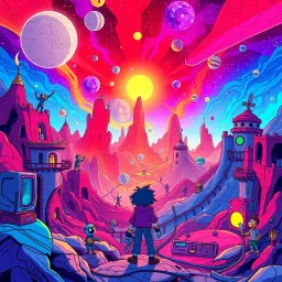 Spectrum Wars: Which Dimension is it Anyway? - Text-based game