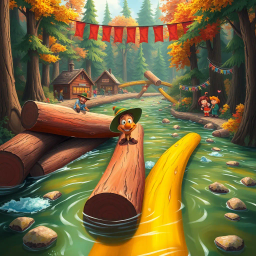 Log Jammed: Whose Logs Are These, Anyway? - Text-based game