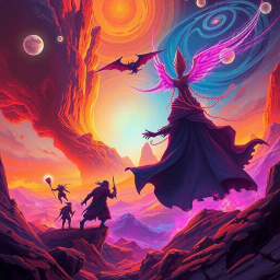 Spectrum Wars: Which Dimension Is It Anyway? - Text-based game
