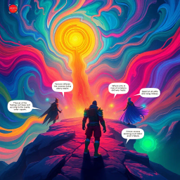 Spectrum Wars: Which Dimension is it Anyway? - Text-based game