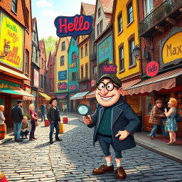 Whose Hellos Are These, Anyway? - Text-based game