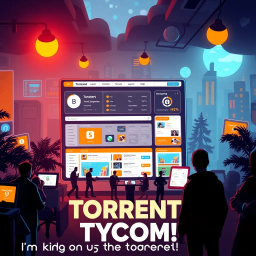 Torrent Tracker Tycoon - Text-based game