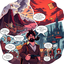 Chronocrack: Who's Time is It, Anyway? - Text-based game