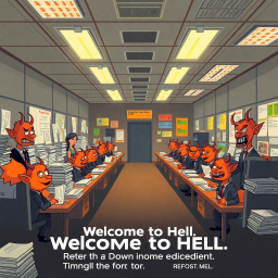 Whose Hell Is It Anyway? - Text-based game