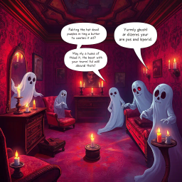 Hello, Whose Ghost Is It Anyway? - Text-based game