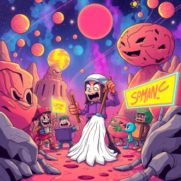 Spectrum Wars: Which Dimension Is It Anyway? - Text-based game