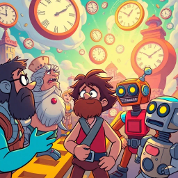 ChronoCrack: Who's Time Is It, Anyway? - Text-based game