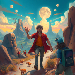 MetaQuest: Whose Adventure Is It Anyway? - Text-based game