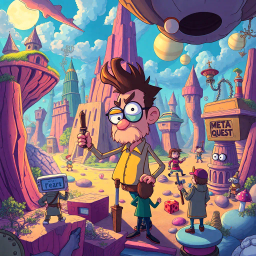 MetaQuest: Whose Adventure is it Anyway? - Text-based game