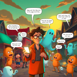 Hello, Whose Ghost Is It Anyway? - Text-based game