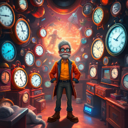 Chronocrack: Who's Time Is It, Anyway? - Text-based game