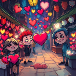 Heartstrings: Whose Heart Is It Anyway? - Text-based game