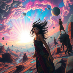 Spectrum Wars: Which Dimension Is It Anyway? - Text-based game