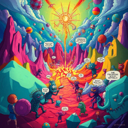Spectrum War: Which Dimension Is It Anyway? - Text-based game