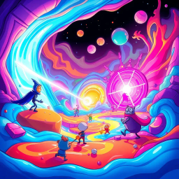 Spectrum Wars: Which Dimension Is It Anyway? - Text-based game