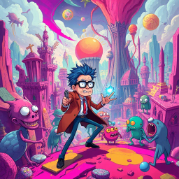 Spectrum Wars: Which Dimension Is It Anyway? - Text-based game